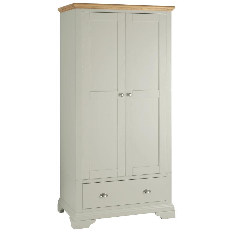 Washington Soft Grey Double Wardrobe